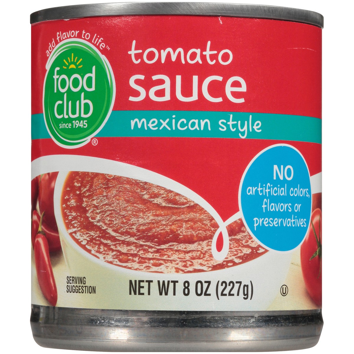 slide 3 of 13, Food Club Mexican Style Tomato Sauce, 8 oz