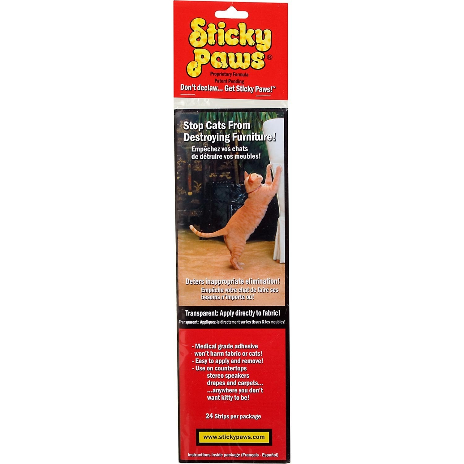 slide 1 of 1, Sticky Paws, 24 ct