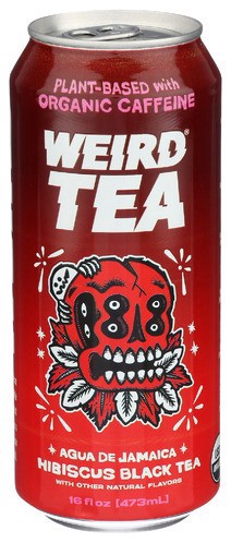 slide 1 of 1, Drink Weird Agua De Jamaica Hibiscus Black Tea 16 fl oz, 16 oz
