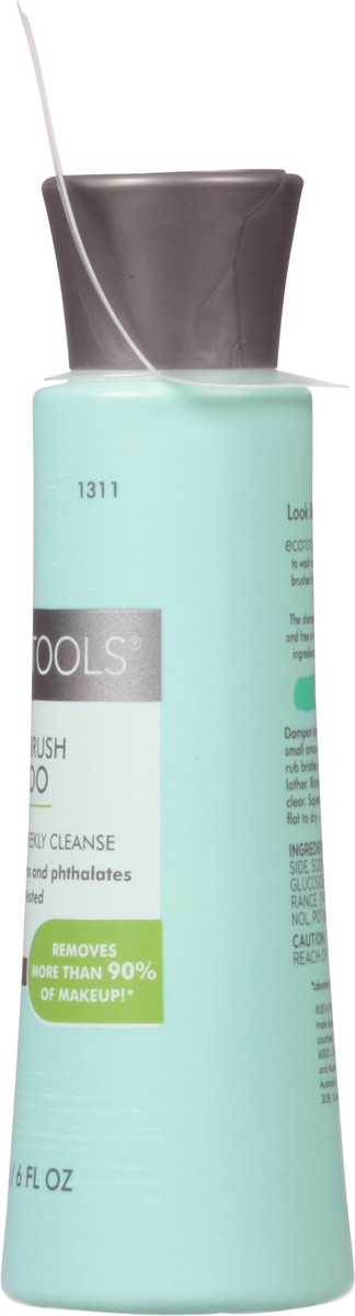 slide 9 of 9, EcoTools Makeup Brush + Sponge Shampoo 6 fl oz, 6 fl oz