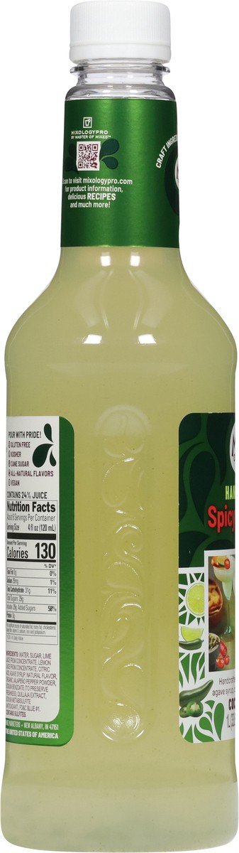 slide 7 of 13, Master of Mixes Handcrafted Spicy Margarita Cocktail Mixer 33.8 fl oz, 33.8 fl oz