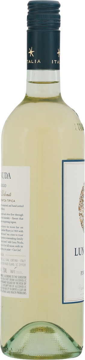 slide 7 of 9, Luna Nuda Italia Pinot Grigio 750 ml, 750 ml