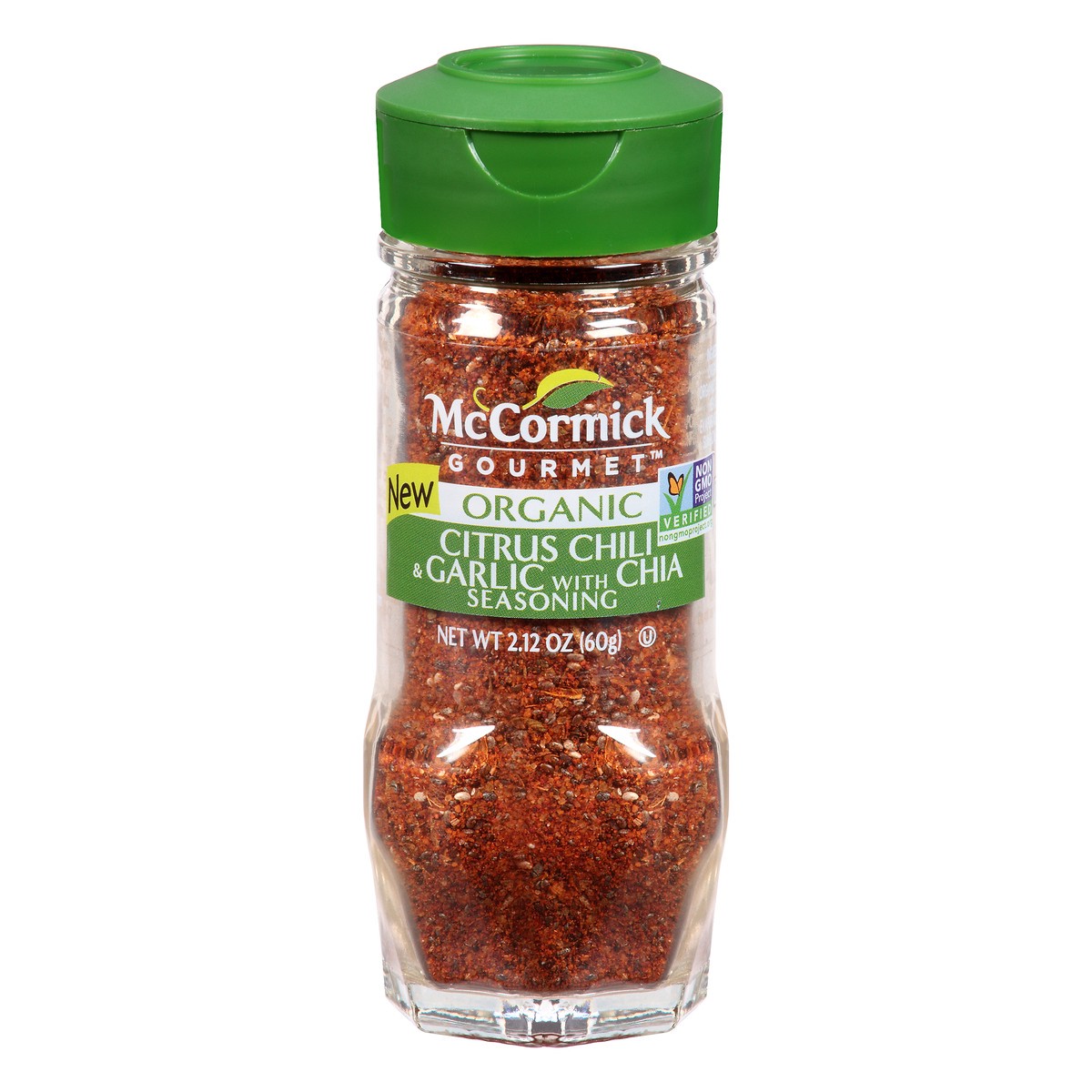 slide 5 of 11, McCormick Gourmet Citrus, Chile & Garlic With Chia, 2.12 oz, 2.12 oz