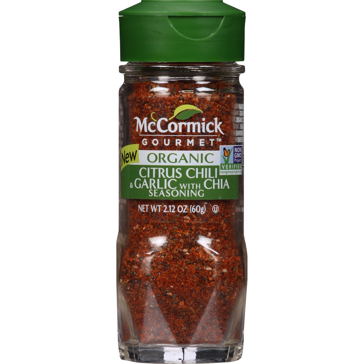 slide 1 of 11, McCormick Gourmet Citrus, Chile & Garlic With Chia, 2.12 oz, 2.12 oz