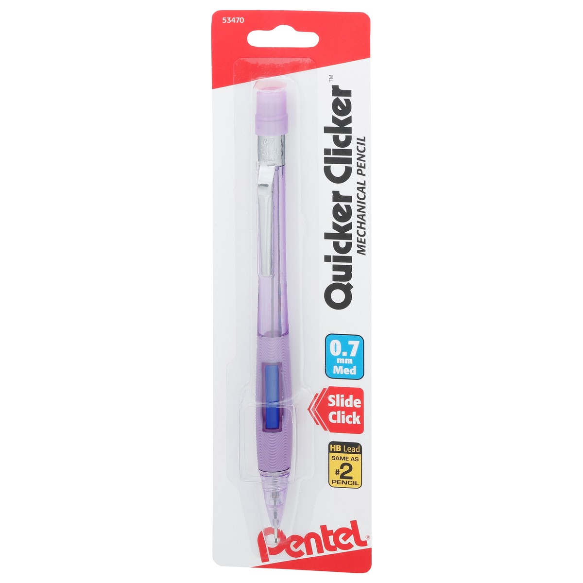 slide 2 of 8, Pentel Quicker Clicker Mechanical Pencil, .7 Mm, 0.7 mm