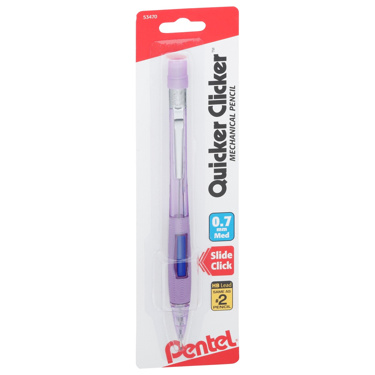 slide 1 of 8, Pentel Quicker Clicker Mechanical Pencil, .7 Mm, 0.7 mm