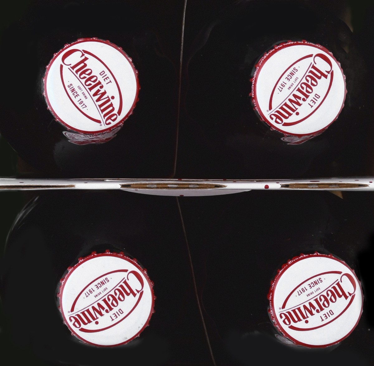 slide 4 of 9, Cheerwine Zero Sugar 4pack Glass Bottles, 4 ct