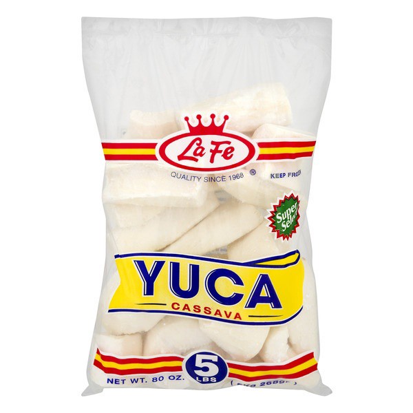 slide 1 of 1, La Fe Lafe Yuca Frozen, 5 lb
