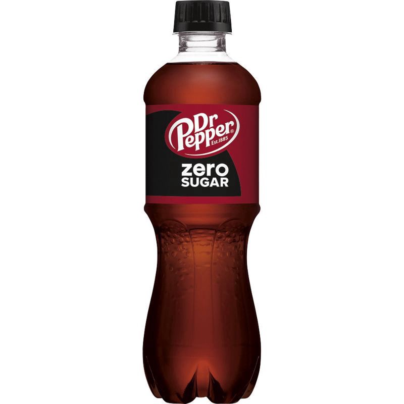 slide 5 of 8, Dr Pepper Zero Sugar Soda, .5 L bottles, 6 pack - 6 ct, 6 ct