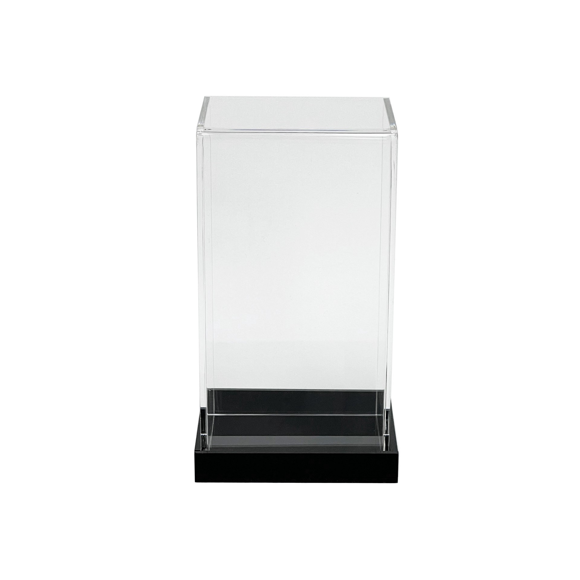 slide 2 of 4, Clear Acrylic Action Figure Display Case By Studio Decor, 2.7 in x 5.5 in x 2.2 in
