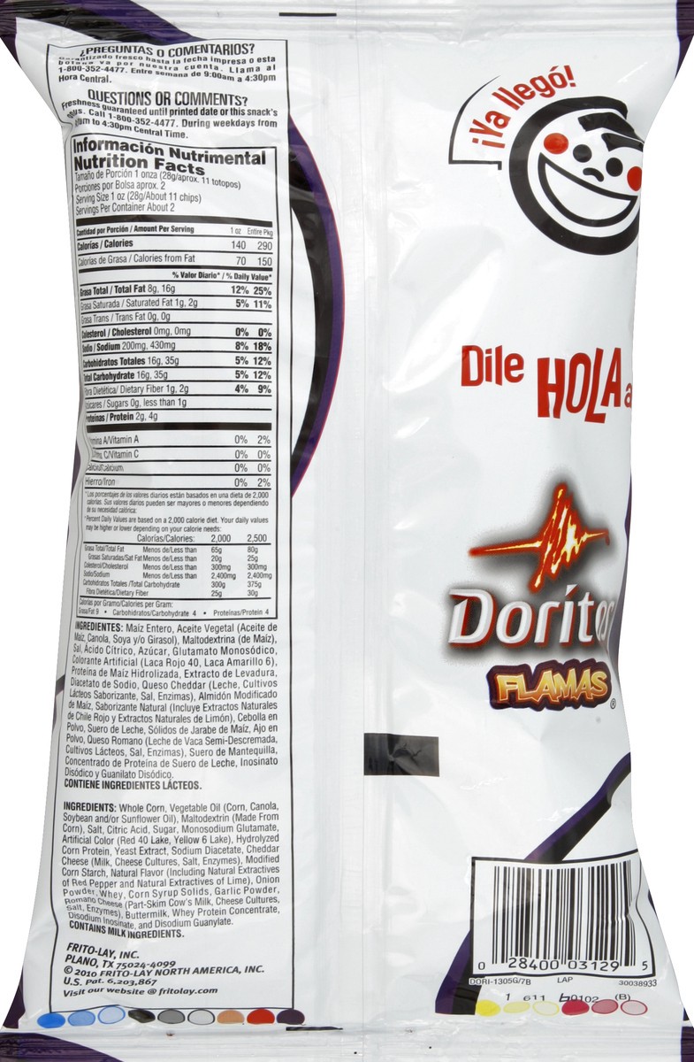 slide 5 of 6, Doritos Tortilla Chips 2.125 oz, 2.12 oz