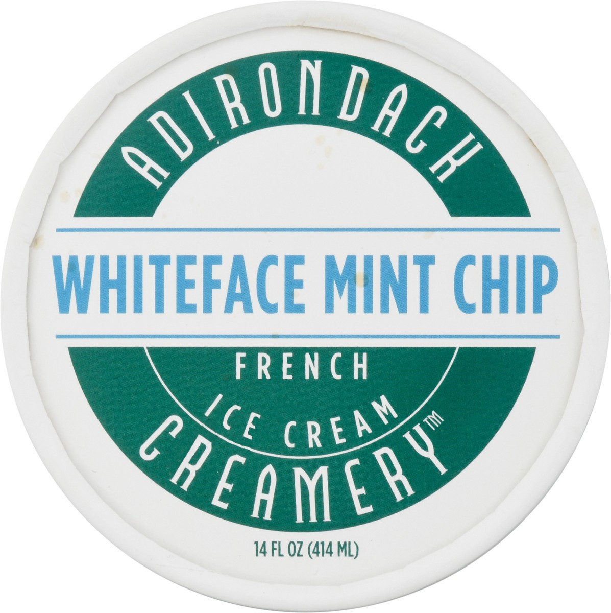 slide 9 of 9, Adirondack Creamery French Whiteface Mint Chip Ice Cream 14 fl oz, 14 fl oz