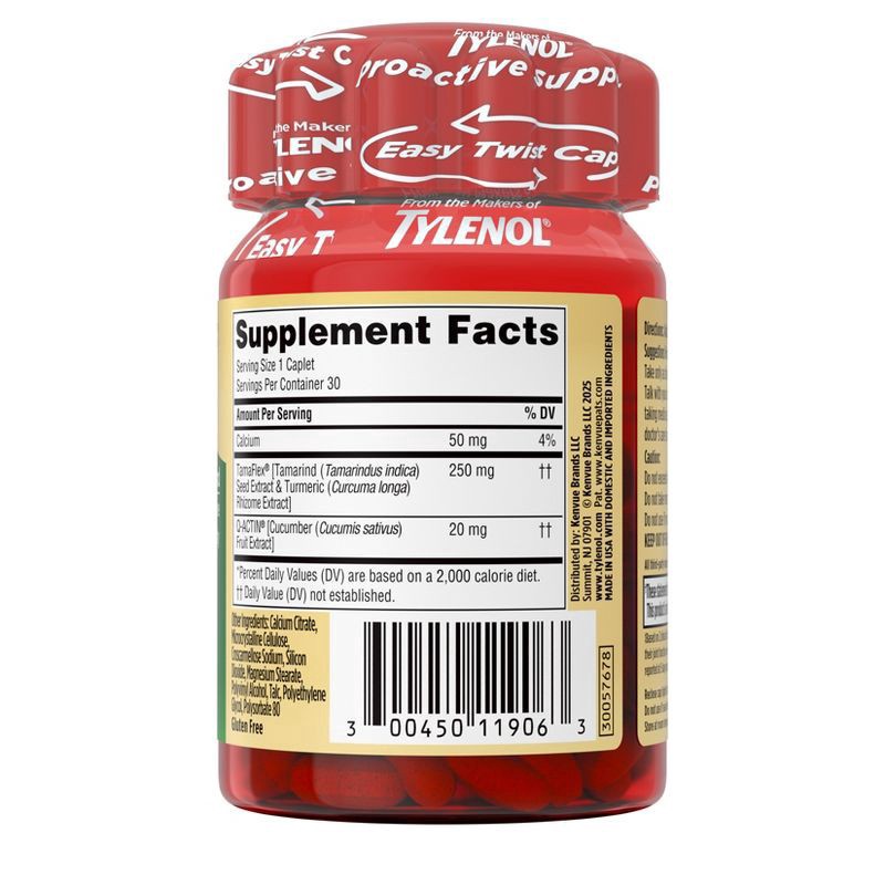 slide 6 of 8, Tylenol Proactive Muscl Joint, 30 ct