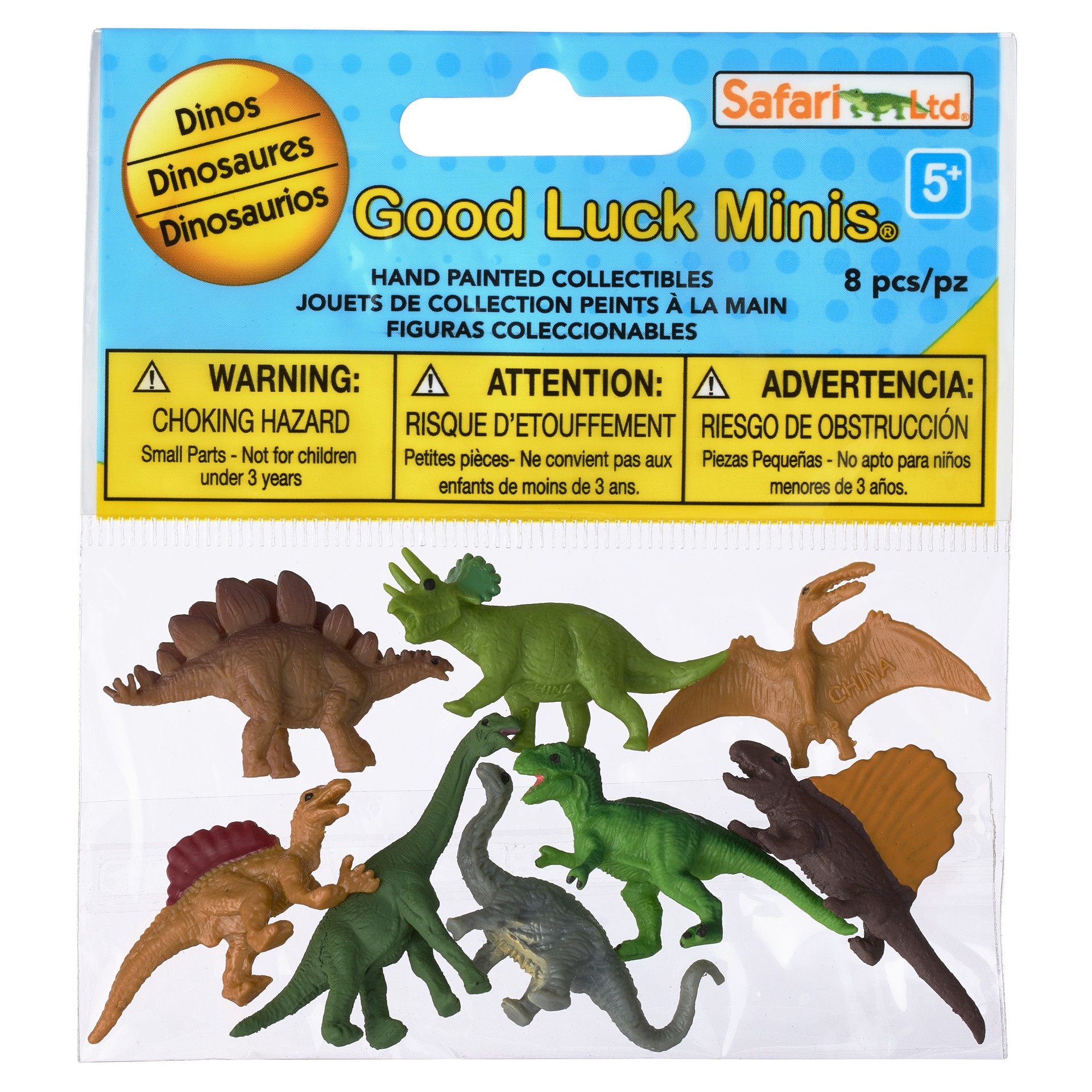 slide 4 of 4, Safari Ltd. Safari Ltd Good Luck Minis Dino Fun Pack, 3.9 in x 3.71 in x 3.71 in