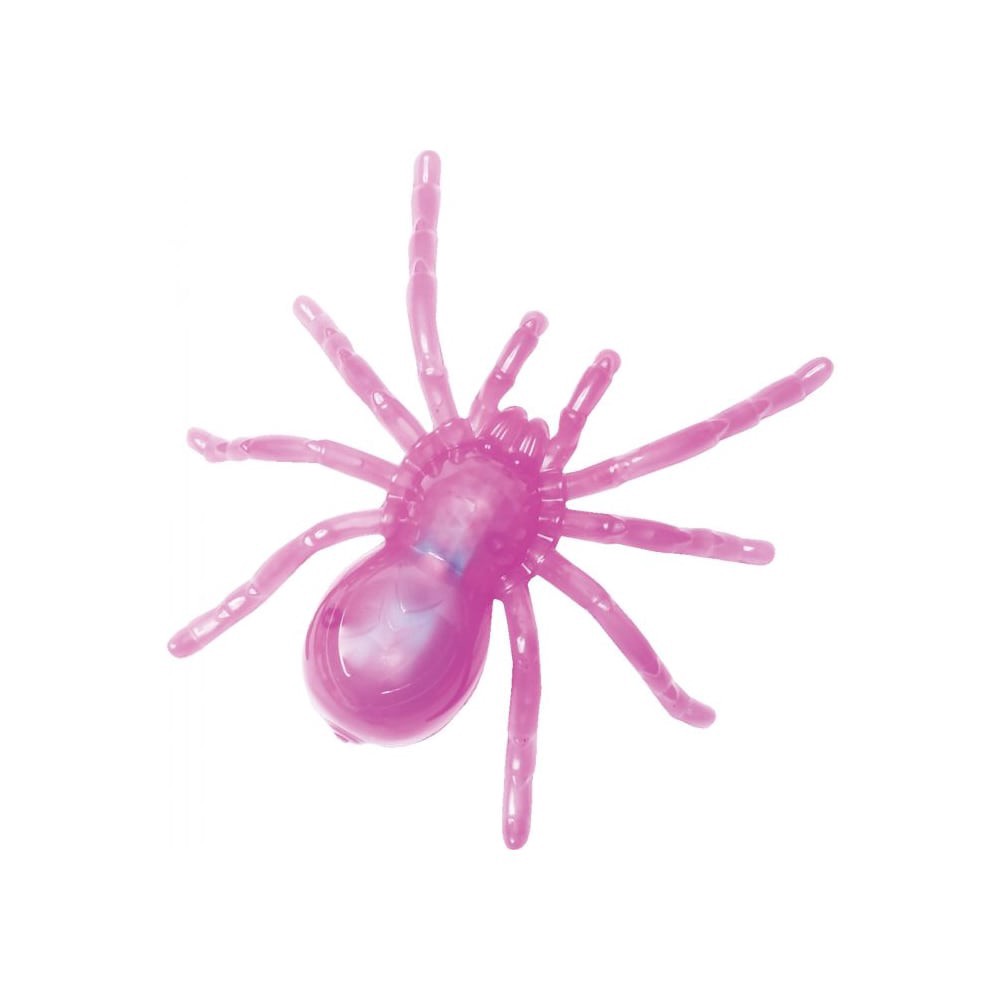 slide 1 of 1, Fun World Eerie Glow Light Up Spider - Purple, 5 in