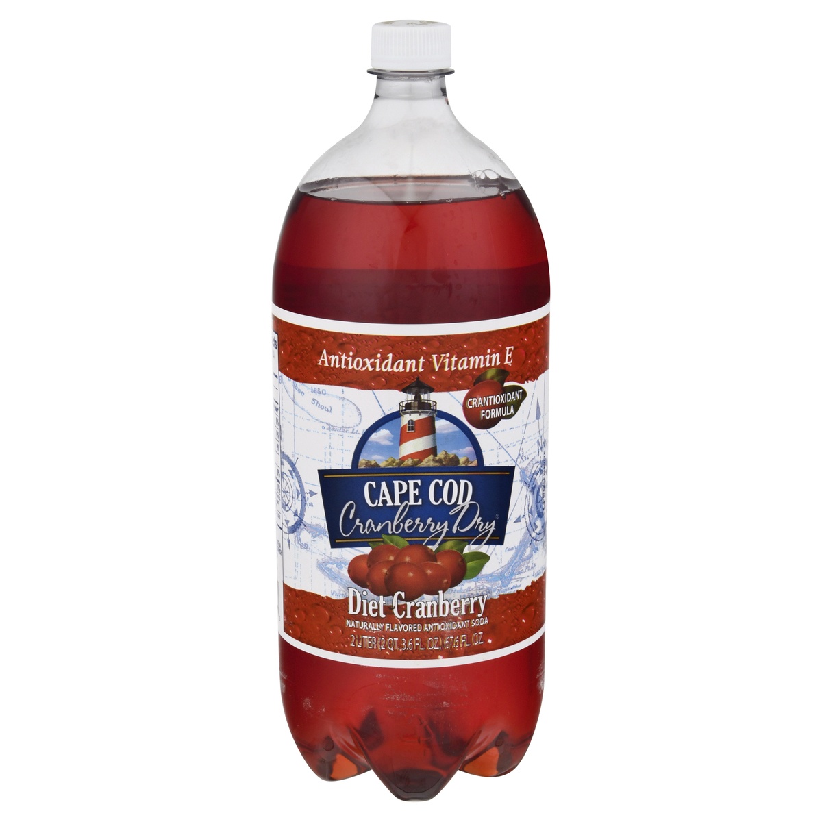 slide 1 of 1, Polar Cape Cod Diet Cranberry Dry- 2 liter, 67.6 fl oz