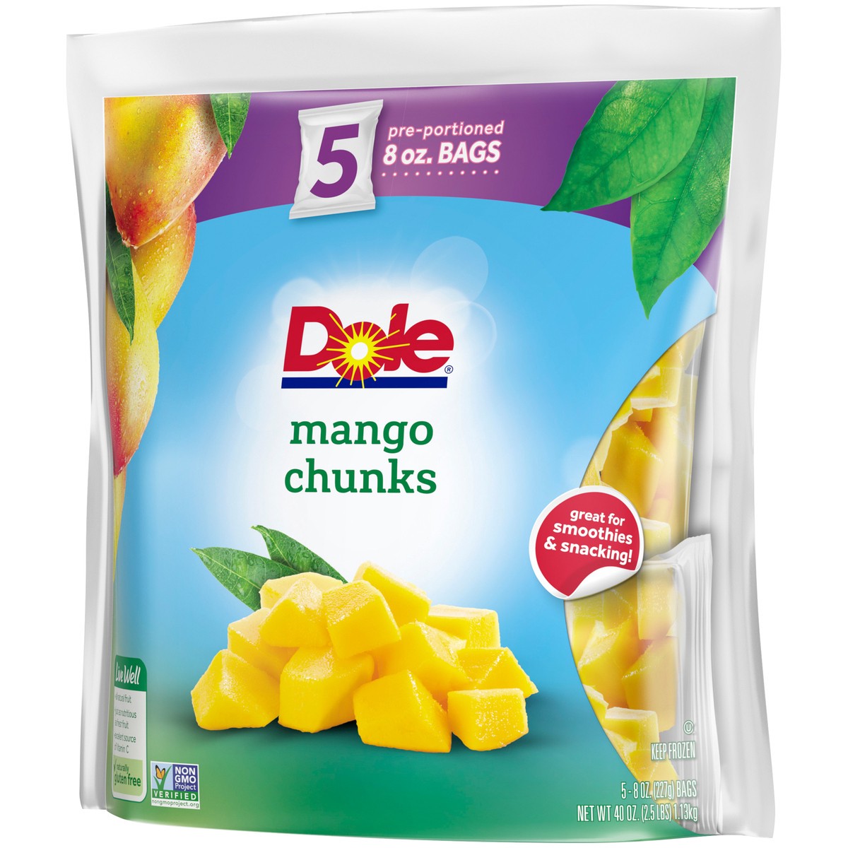 slide 2 of 8, Dole Mango Chunks, 40 oz