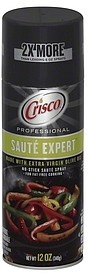 slide 1 of 1, Crisco Saute Expert - Professional No-Stick Saute Spray, 12 oz