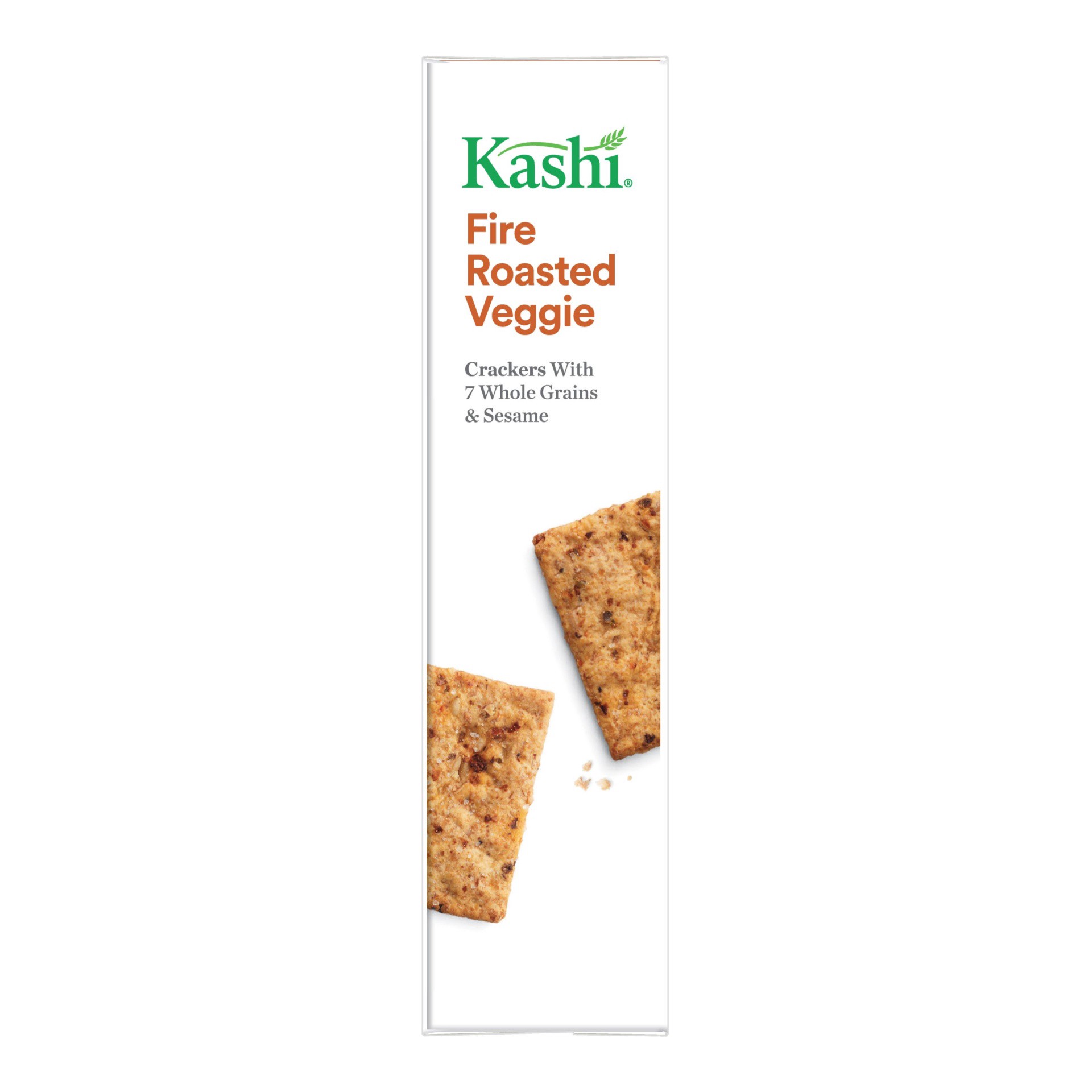 slide 4 of 7, Kashi Fire Roasted Veggie Snack Crackers, 9 oz