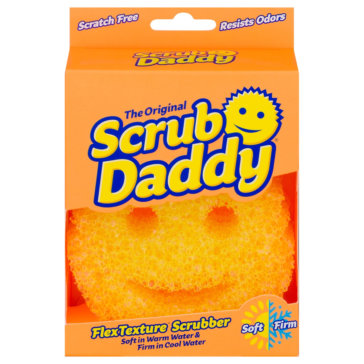 Original Scrub Daddy-Flex Texture Sponge, Soft in Warm Water, Firm in Cold