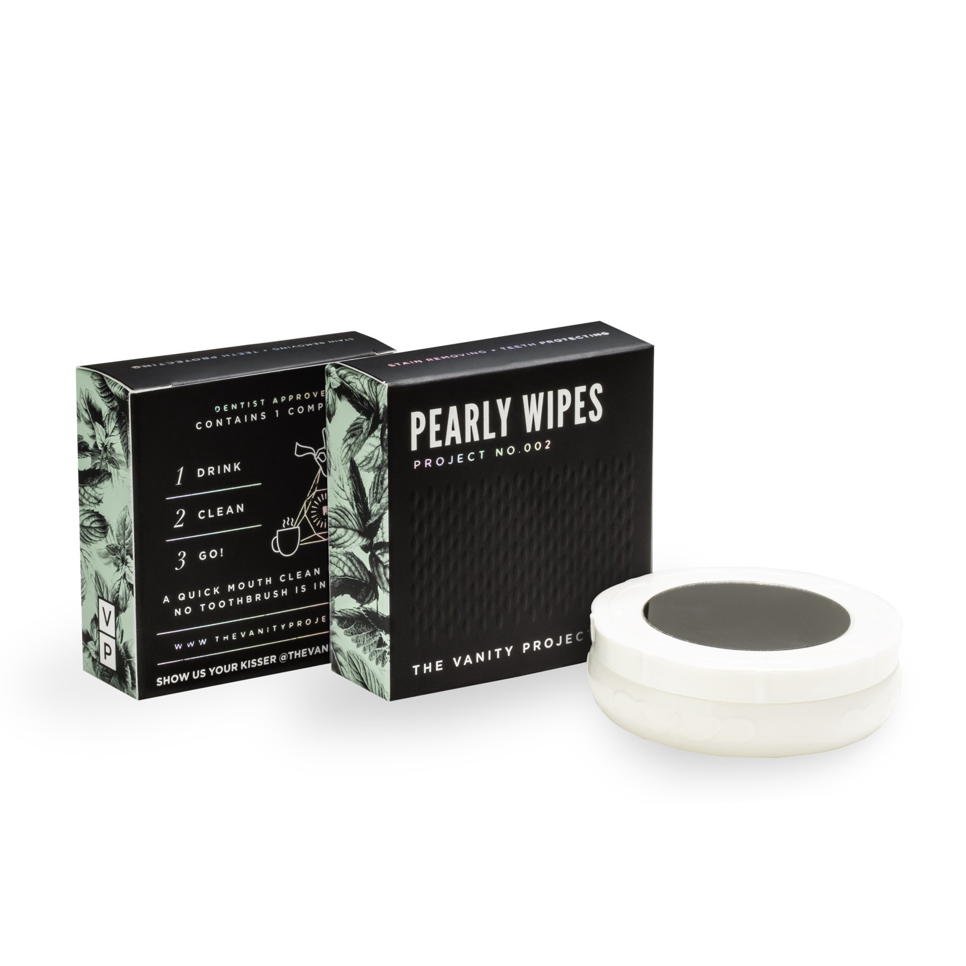 slide 2 of 2, Distributed Pearly Wipes Compact, 12 ct