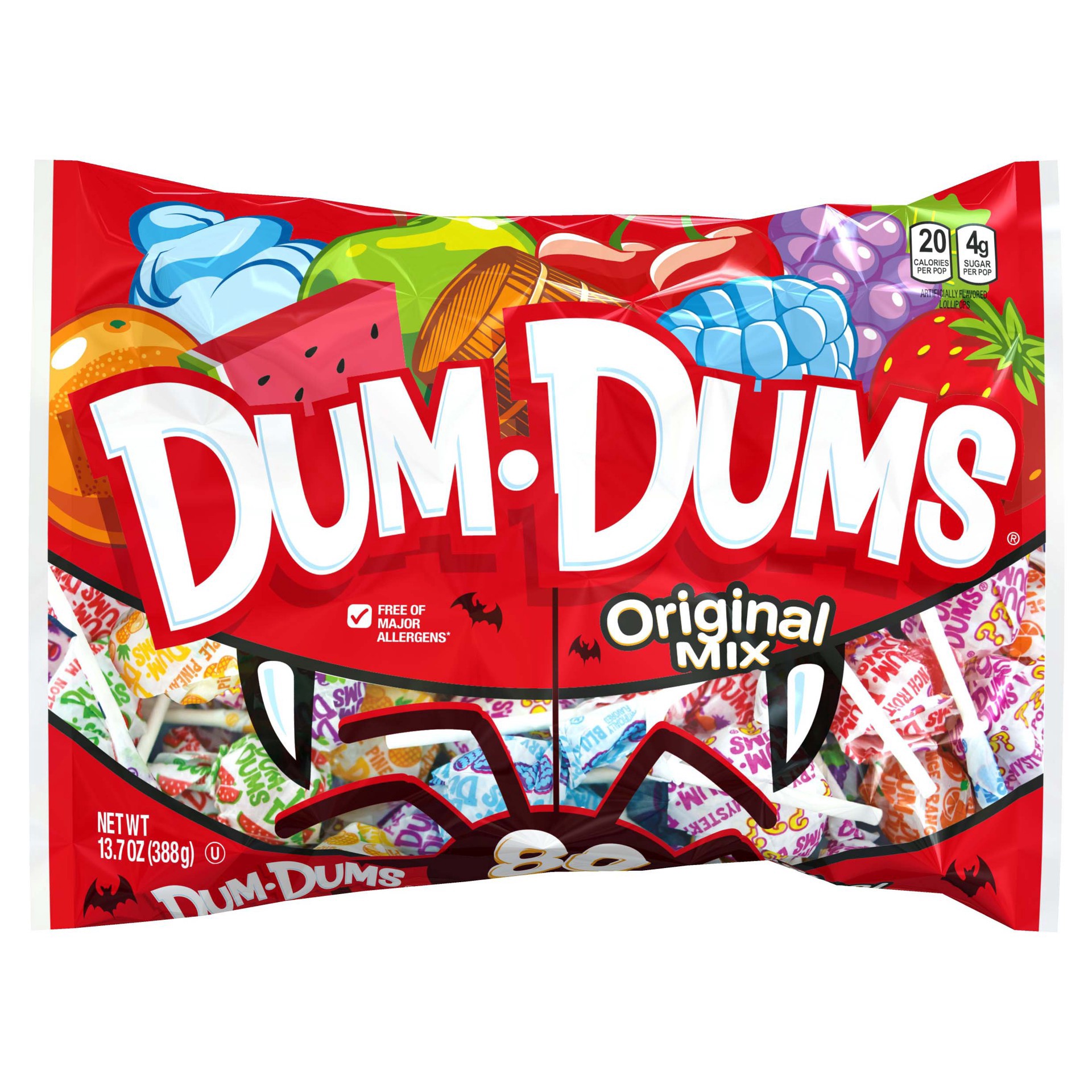 slide 1 of 1, Dum-Dums Original Mix Halloween Candy, 13.7 oz