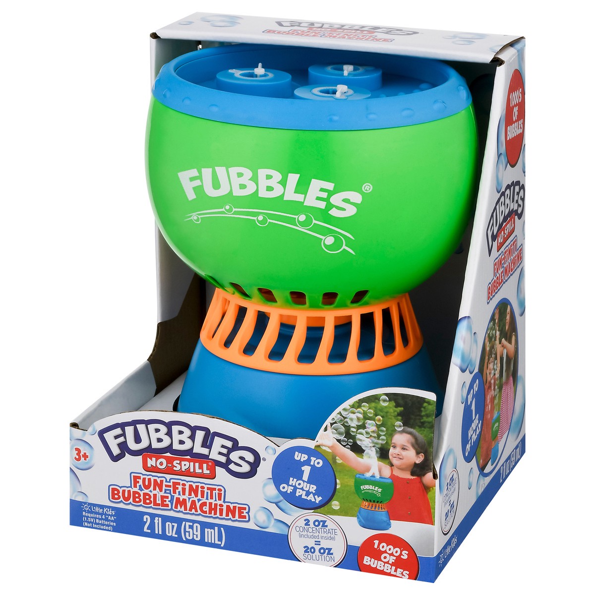 slide 2 of 12, Fubbles No Spill 2 Ounce Fun-Finiti Bubble Machine Toy 1 ea, 1 ct
