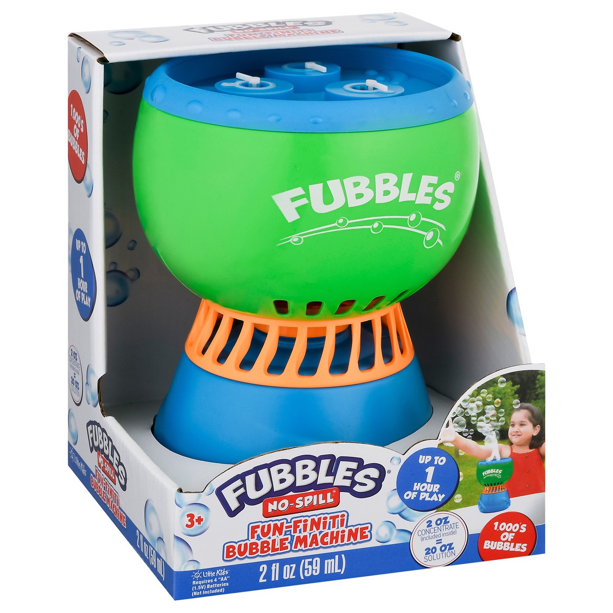 slide 5 of 12, Fubbles No Spill 2 Ounce Fun-Finiti Bubble Machine Toy 1 ea, 1 ct