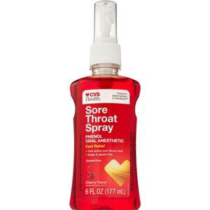 slide 1 of 1, CVS Health Sore Throat Spray, Cherry, 6 Oz, 6 fl oz