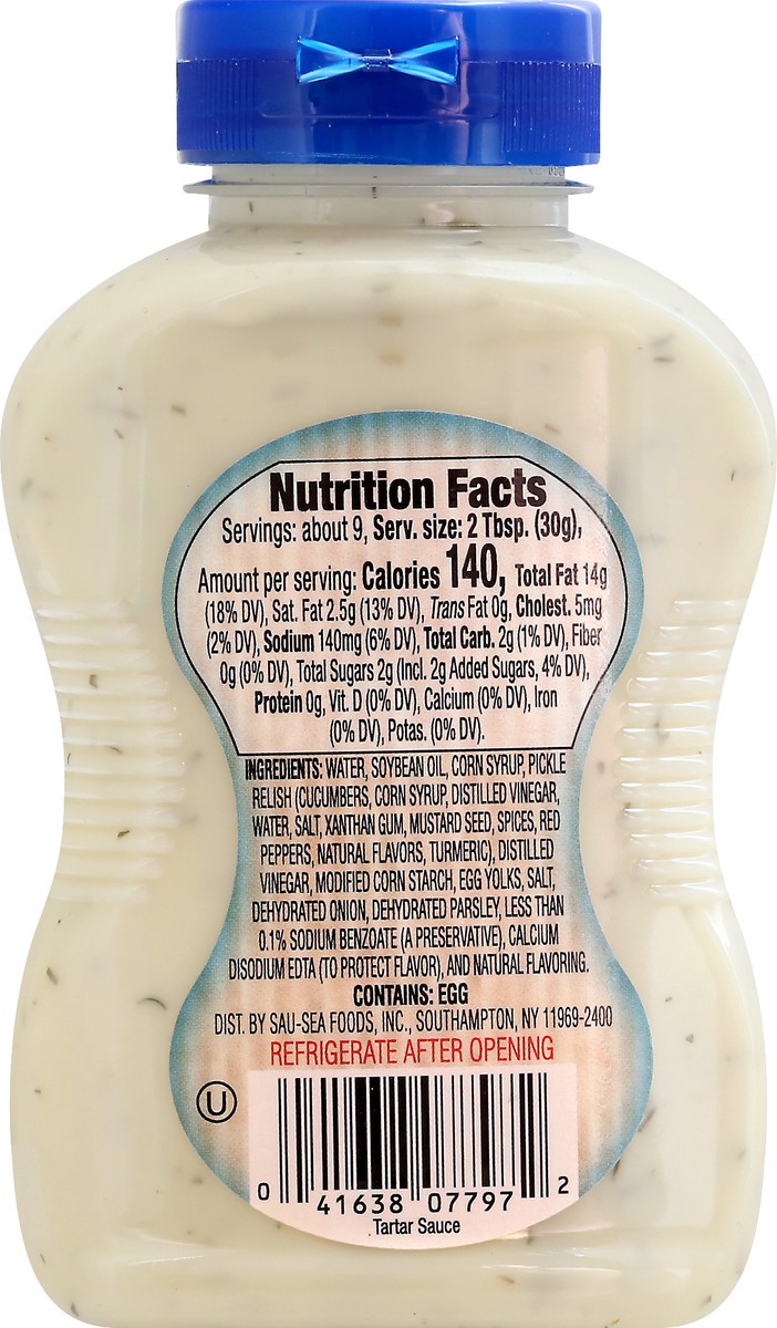 slide 7 of 13, Sau-Sea Foods Classic Tartar Sauce, 9 oz