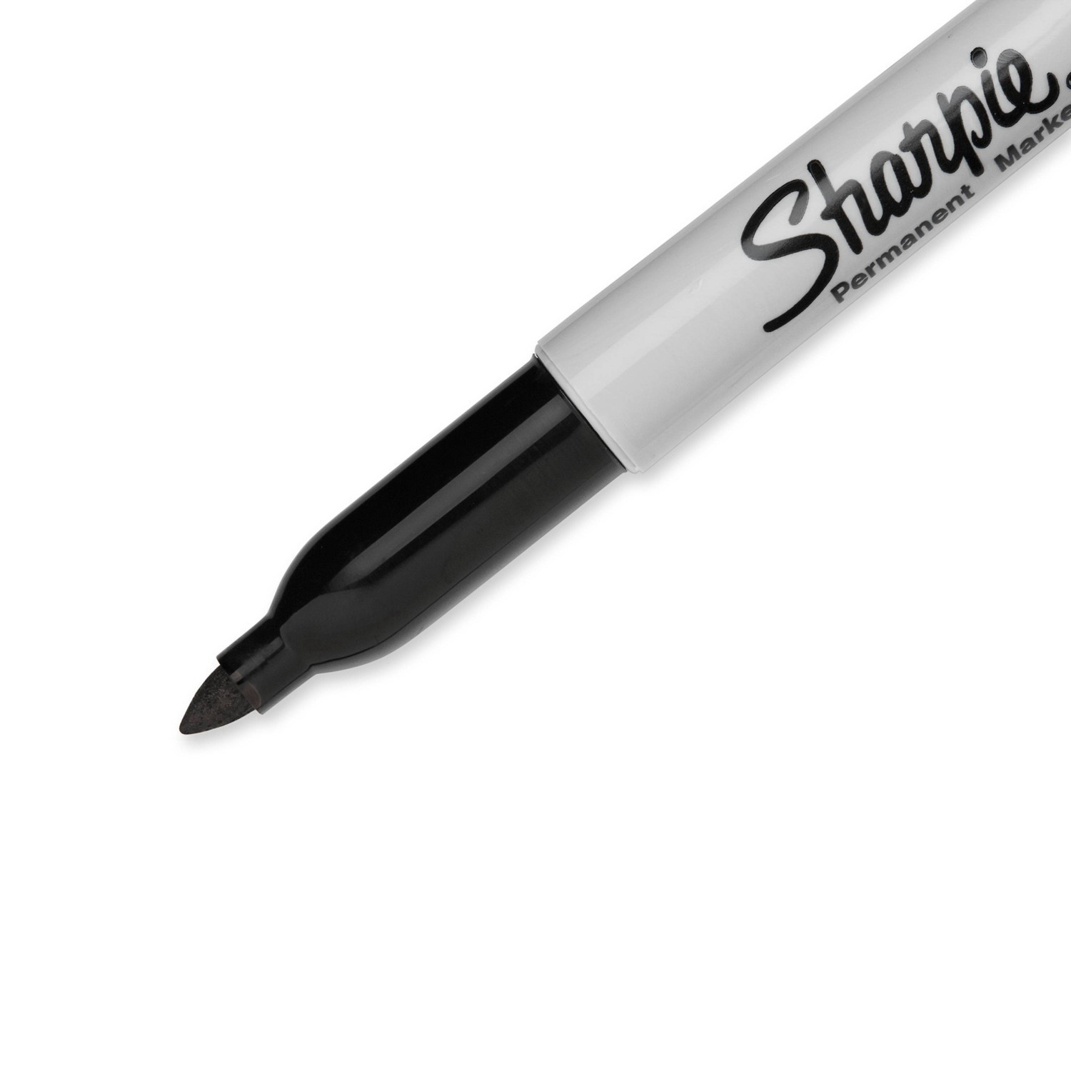 slide 2 of 19, Sharpie 12pk Permanent Markers FineTip Black, 12 ct