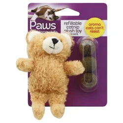 Paws Happy Life Refillable Catnip Plush Toy For Cats
