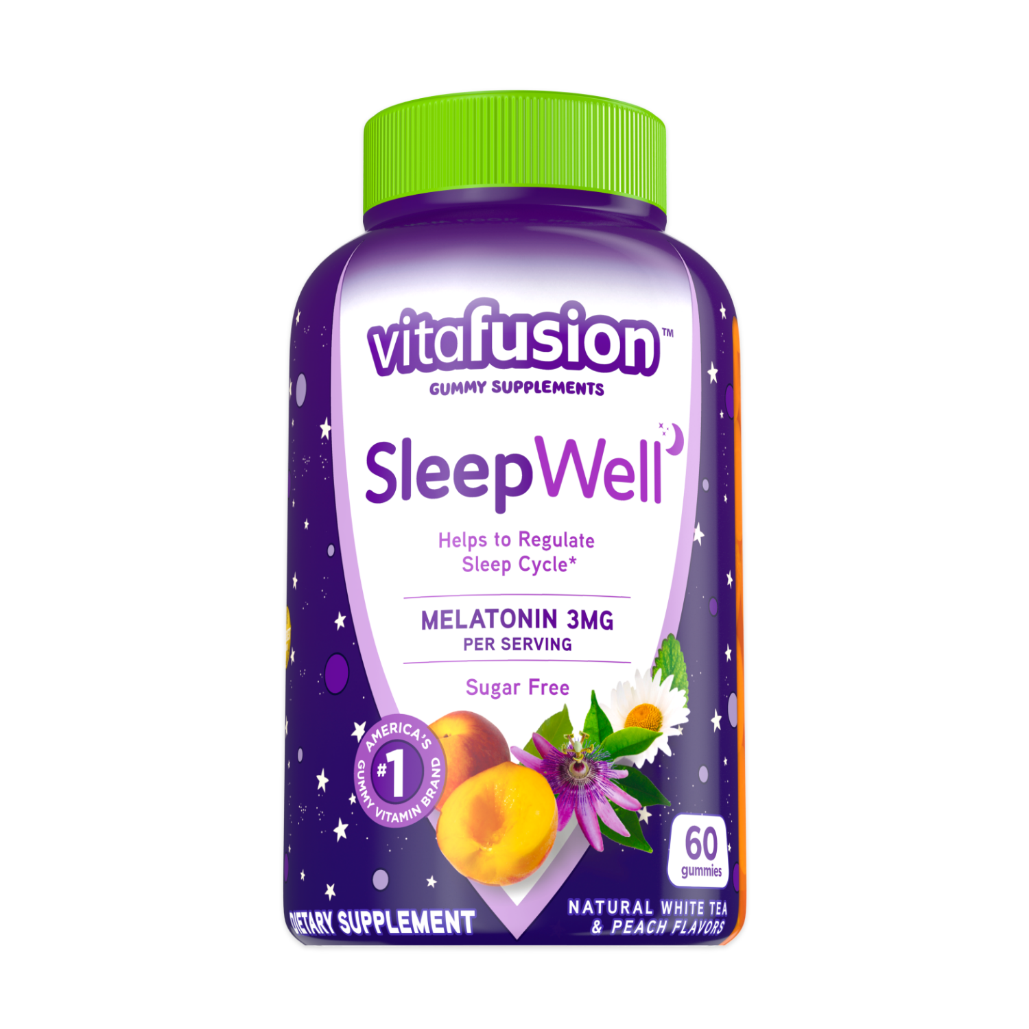 slide 1 of 5, vitafusion Sleep Well Gummy Vitamins, 60ct, 60 ct