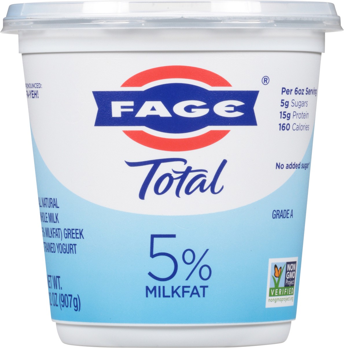 slide 10 of 12, Fage Total Greek Total 5% Greek Yogurt, 32 fl oz