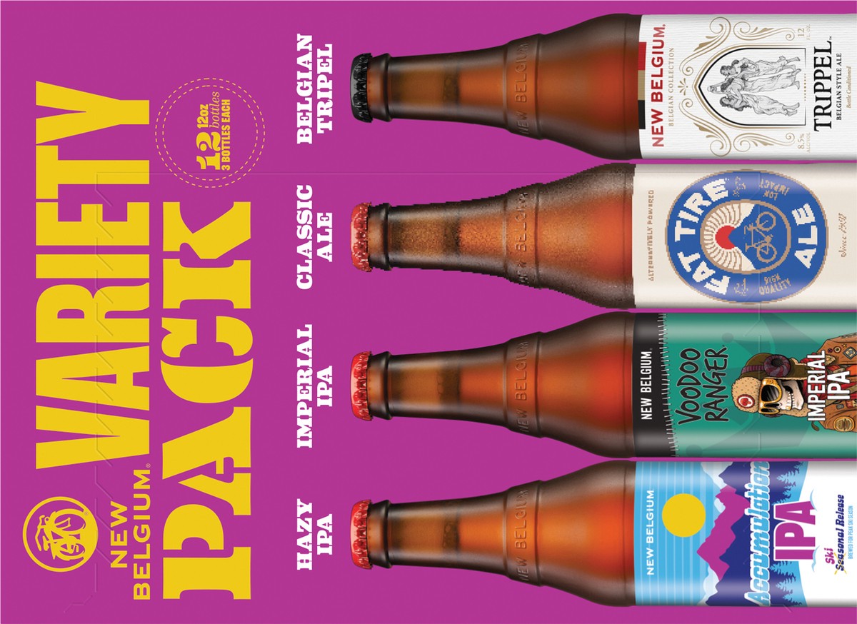 slide 3 of 8, Variety Pack Beer, 12 ct; 12 fl oz