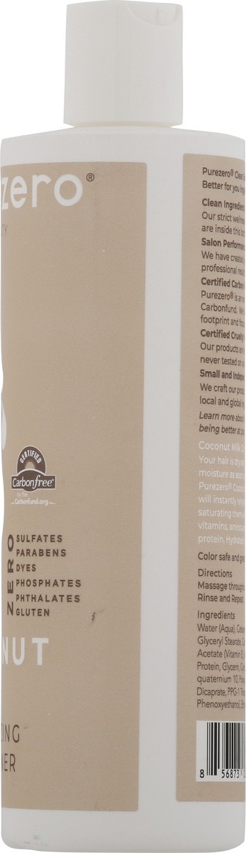 slide 8 of 9, Purezero Moisturizing Coconut Milk Conditioner 12 fl oz, 12 fl oz