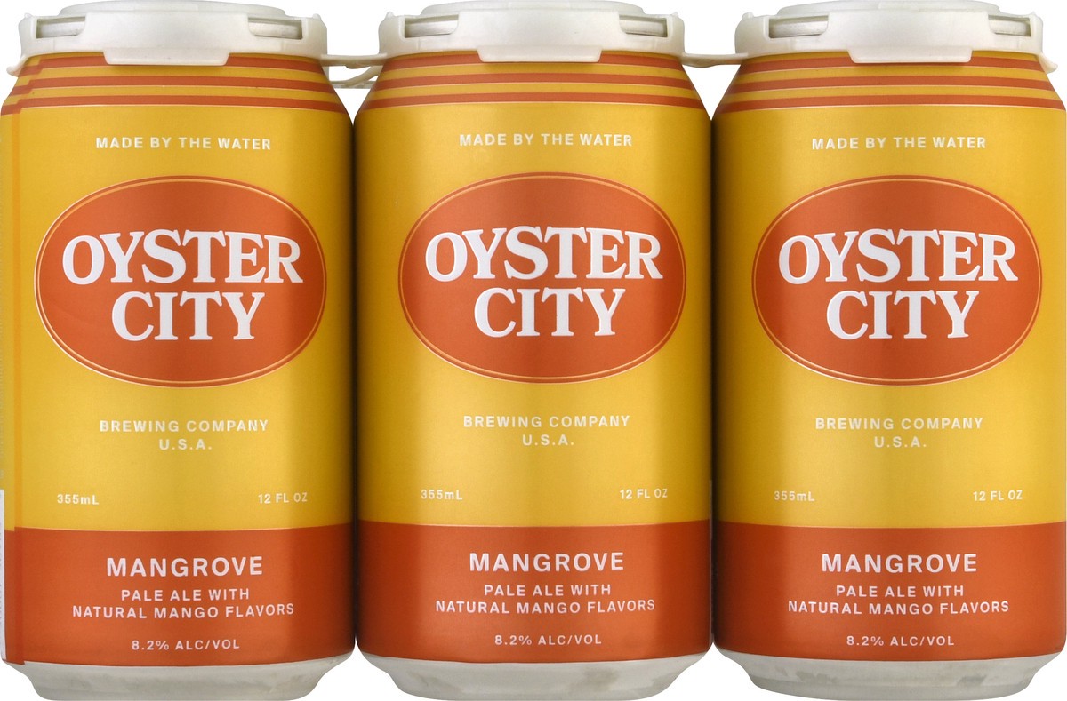 slide 5 of 9, Oyster City Mangrove 6Pk/, 12 oz