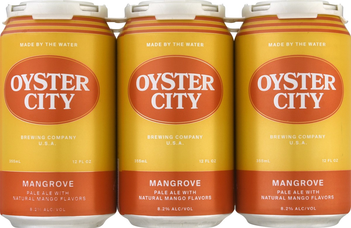slide 3 of 9, Oyster City Mangrove 6Pk/, 12 oz