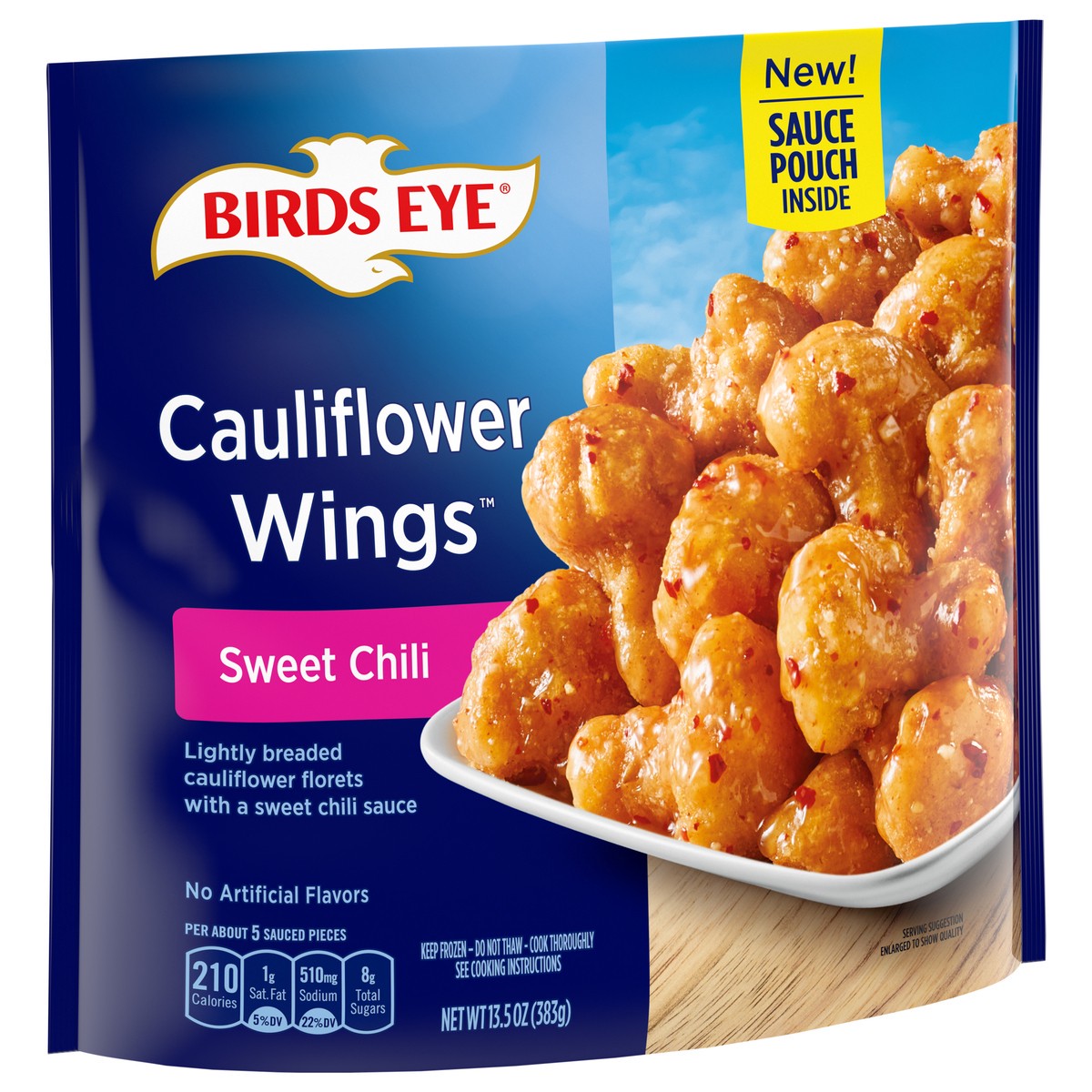 slide 3 of 8, Birds Eye Cauliflower Wings Frozen Vegetables, Sweet Chili Flavor, 13.5 oz., 13.5 oz