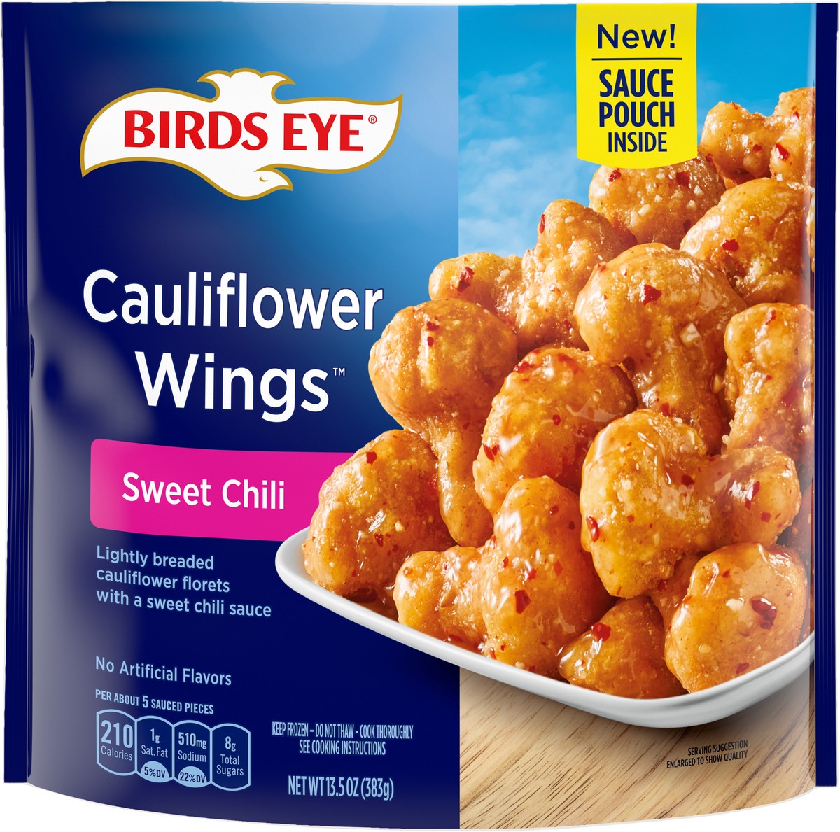 slide 7 of 8, Birds Eye Cauliflower Wings Frozen Vegetables, Sweet Chili Flavor, 13.5 oz., 13.5 oz