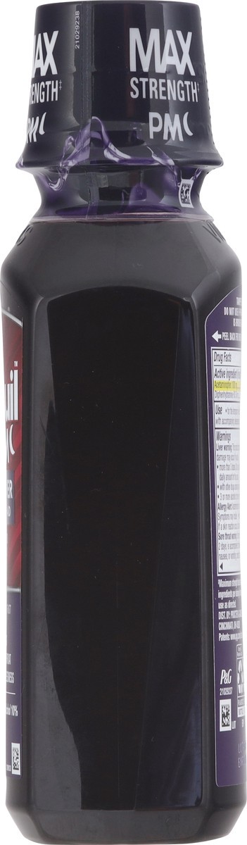 slide 10 of 13, Vicks PainQuil Pain Relief Acetaminophen 1000mg Max Strength‡ Adult Pain Reliever Liquid 12oz, Backache Headache Relief, 1 Nighttime Pain Reliever + Sleep Aid, 12 fl oz