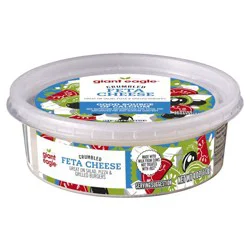 Giant Eagle Crumbled Feta Cheese - 4 oz
