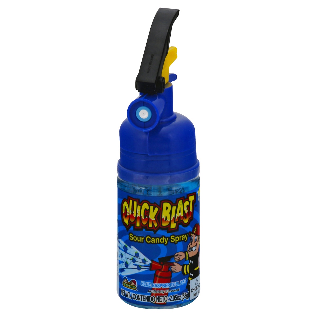 slide 1 of 1, Quick Blast Sour Blue Raspberry Blast Candy Spray 2.05 oz, 2.03 oz