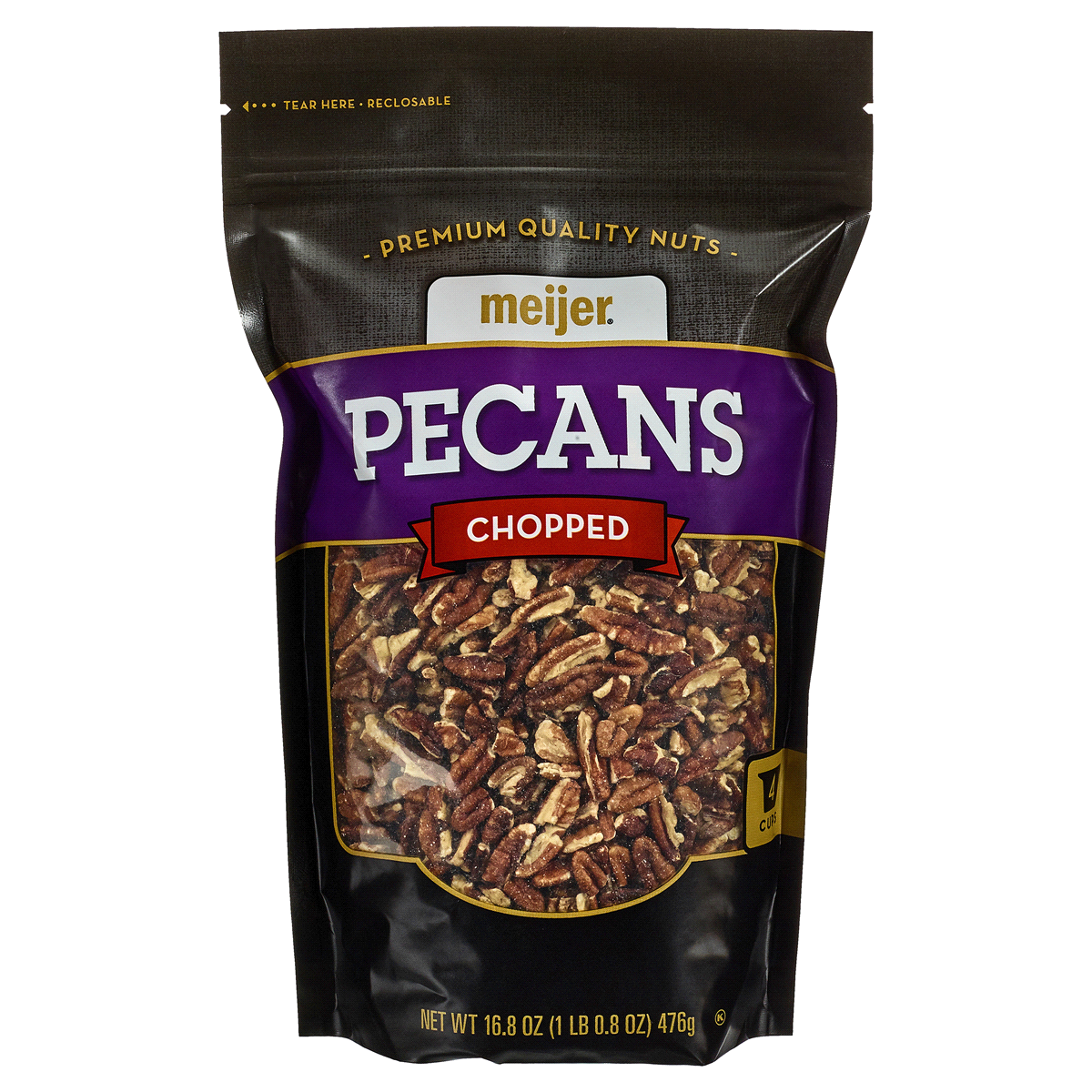 slide 1 of 2, Meijer Chopped Pecans, 16.8 oz