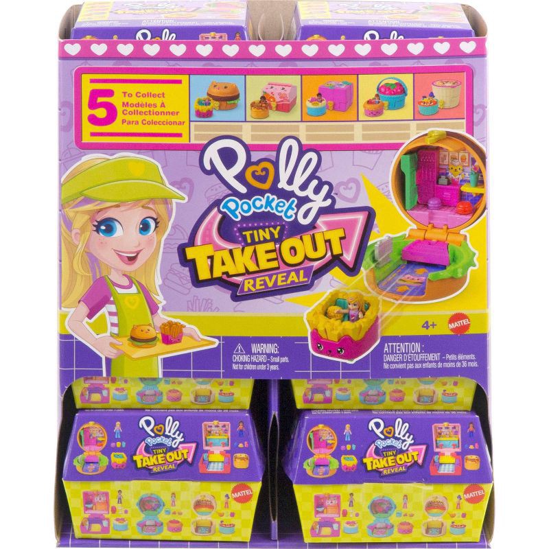 slide 6 of 6, Mattel Polly Pocket Tiny Take Out Reveal, 1 ct