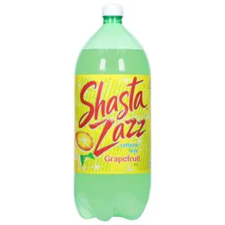 Shasta Zazz Caffeine Free Grapefruit Soda- 2 liter