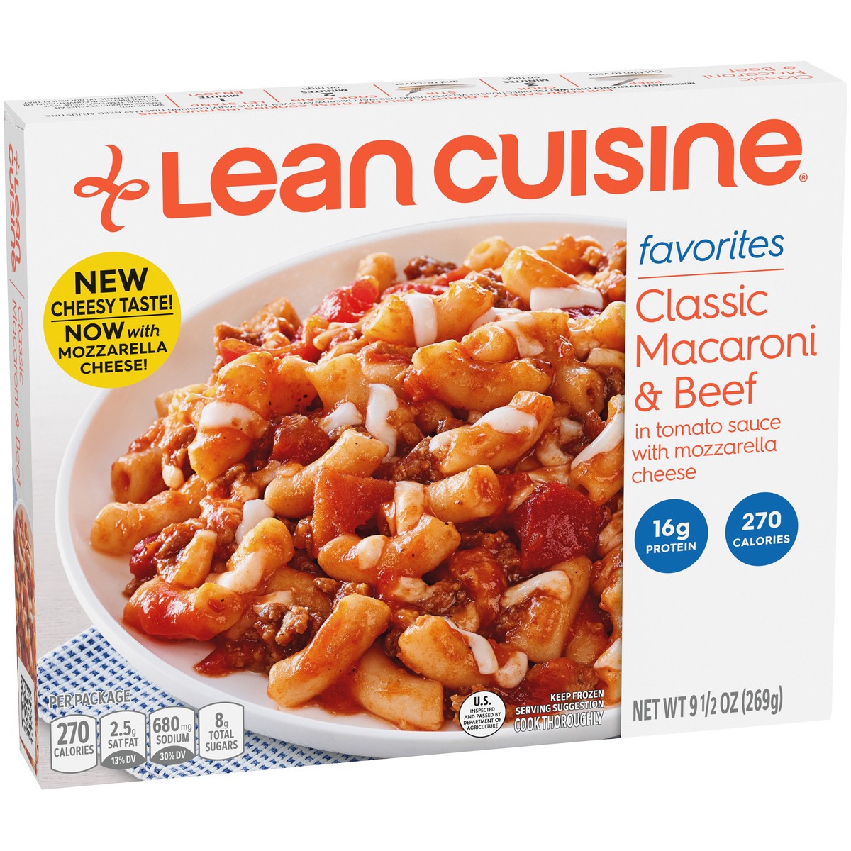 slide 7 of 9, Lean Cuisine Classic Macaroni & Beef, 9.5 oz