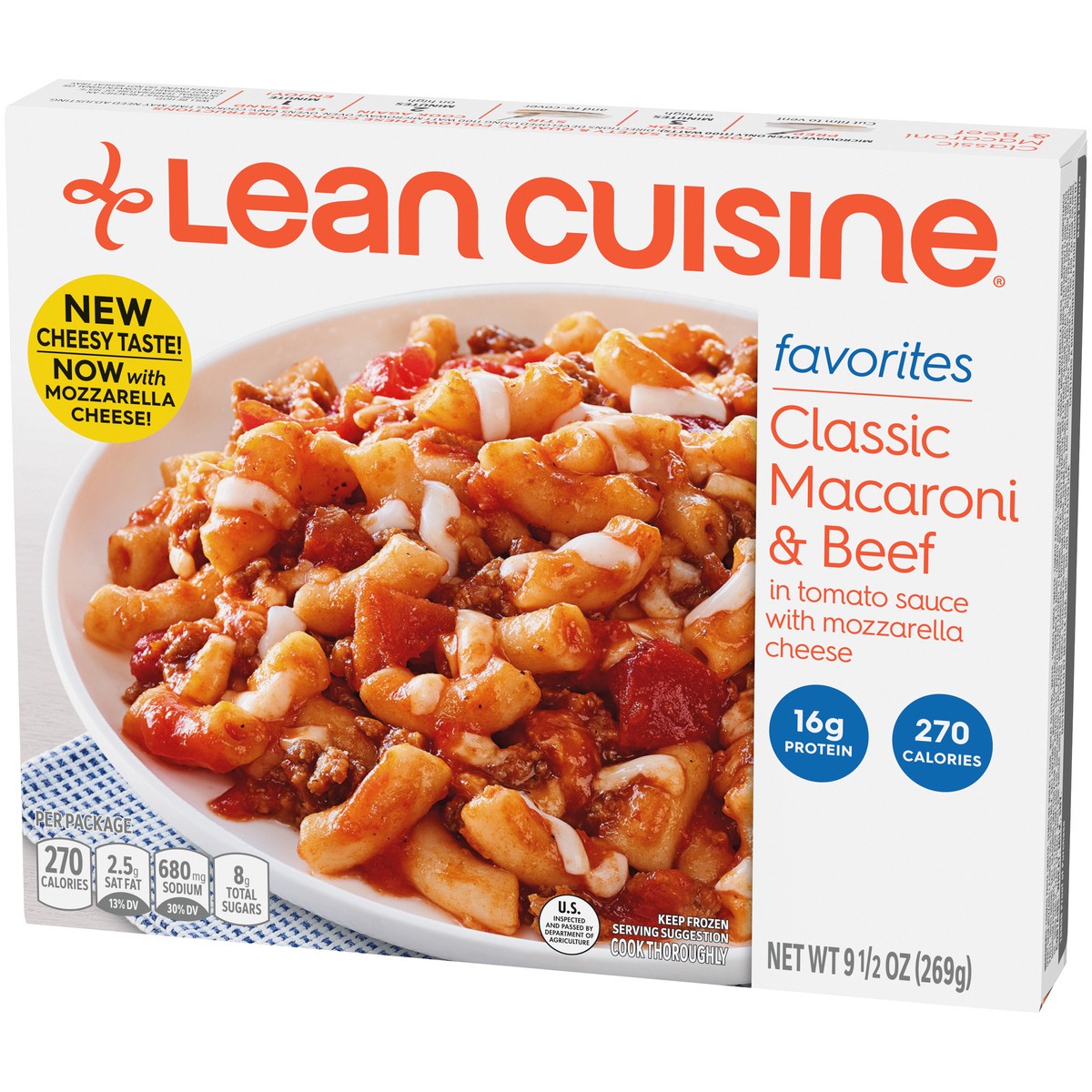 slide 9 of 9, Lean Cuisine Classic Macaroni & Beef, 9.5 oz