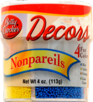 slide 1 of 1, Betty Crocker Assorted Non Pareils Decors, 4 oz