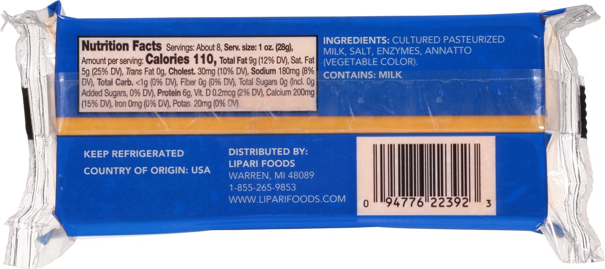 slide 10 of 14, Dairy Fresh Mild Cheddr Chse Bar, 1 ct